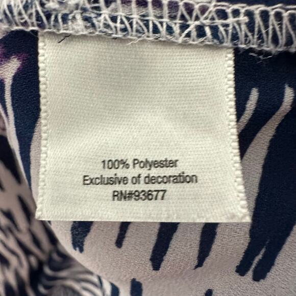 A.N.A. Women’s bohemian blouse flutter sleeve tassel trim bohemian plus size - Picture 6 of 10